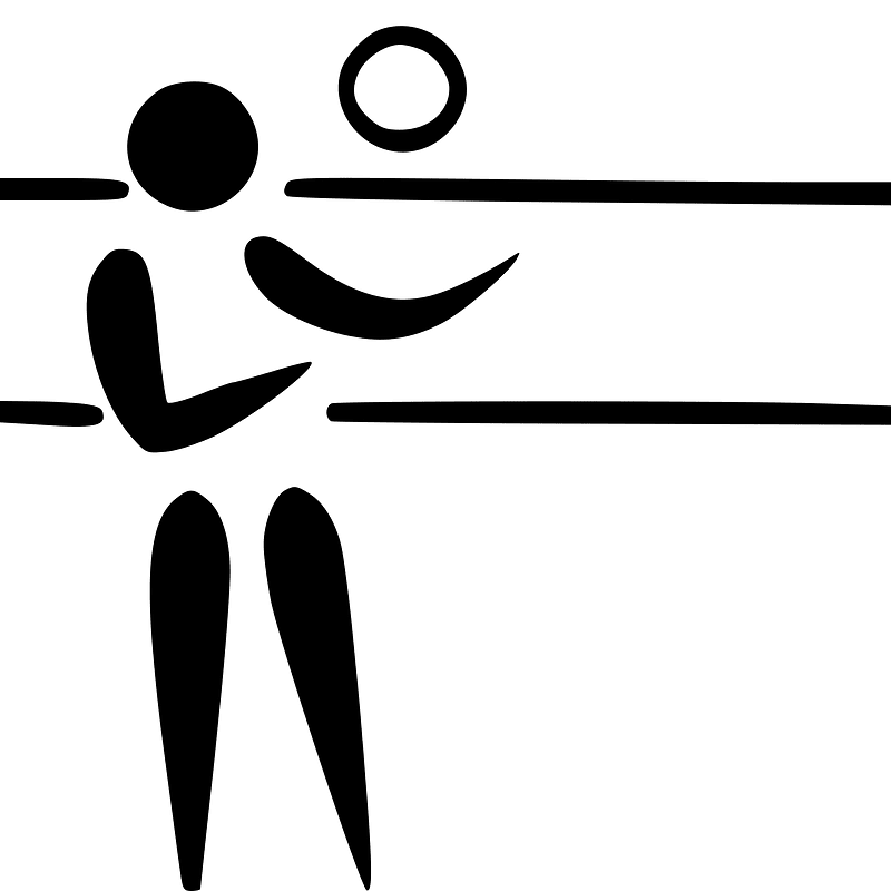 Footvolley pictogram