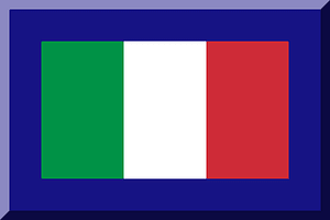 600px HEX-161384 border Italian tricolour