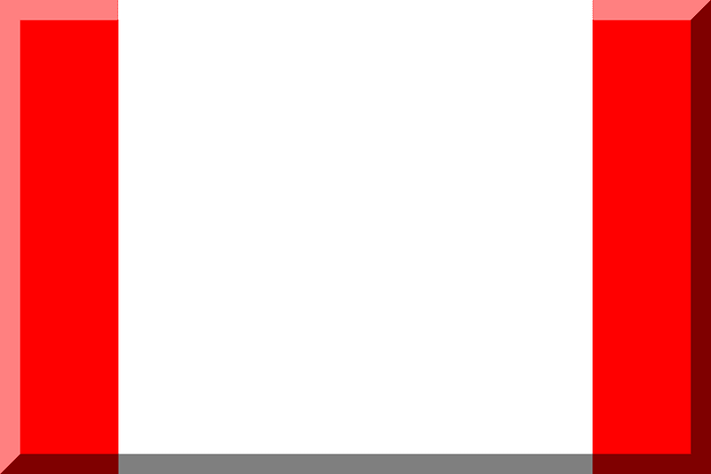 600px White square on HEX-FF0000 background