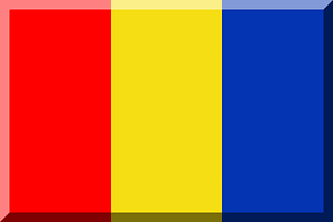 600px trisection vertical HEX-FF0000 HEX-F6DE14 HEX-0434B1