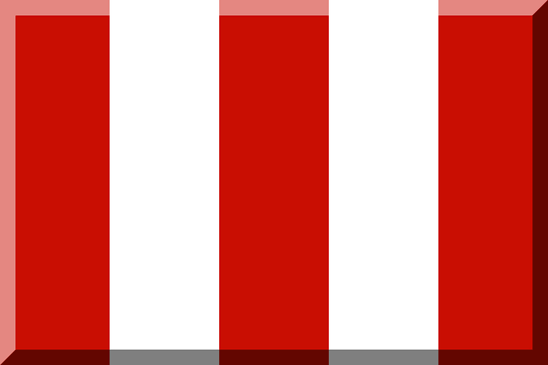 600px pentasection vertical HEX-C90E02 White