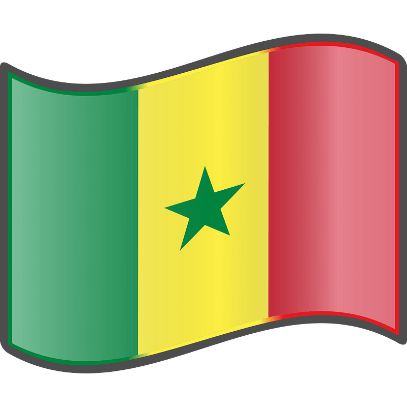 Nuvola Senegalese flag