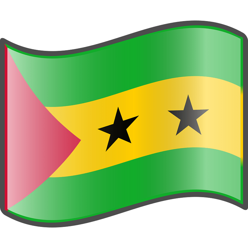 Nuvola Sao Tome and Principe flag