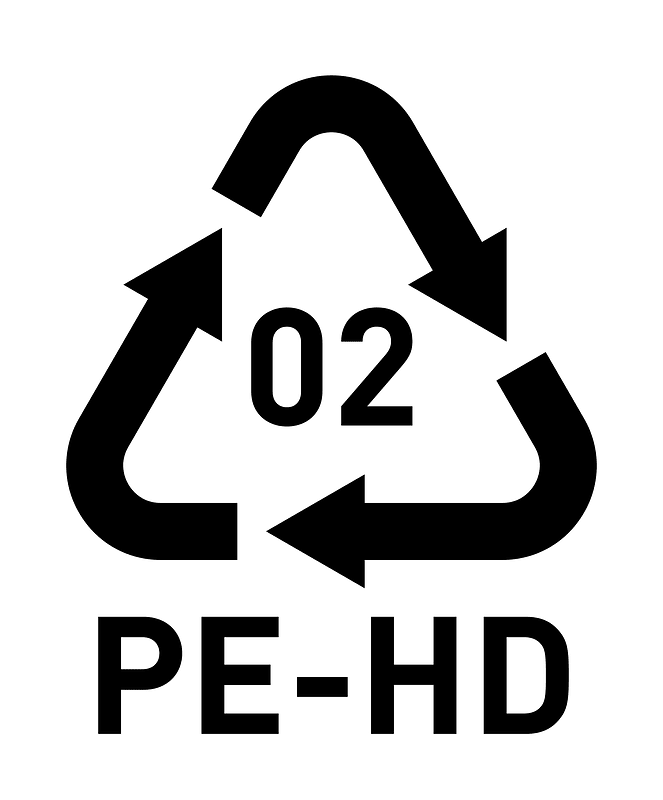 Symbol Resin Code 02 PE-HD
