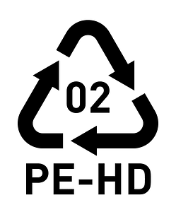 Symbol Resin Code 02 PE-HD