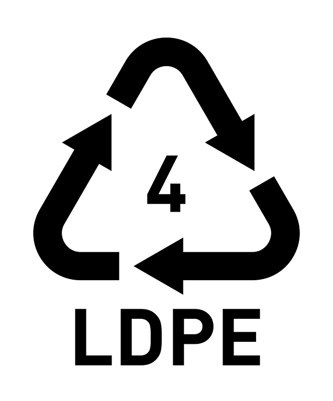Symbol Resin Code 4 LDPE
