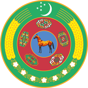 Emblem of Turkmenistan 2000-2003