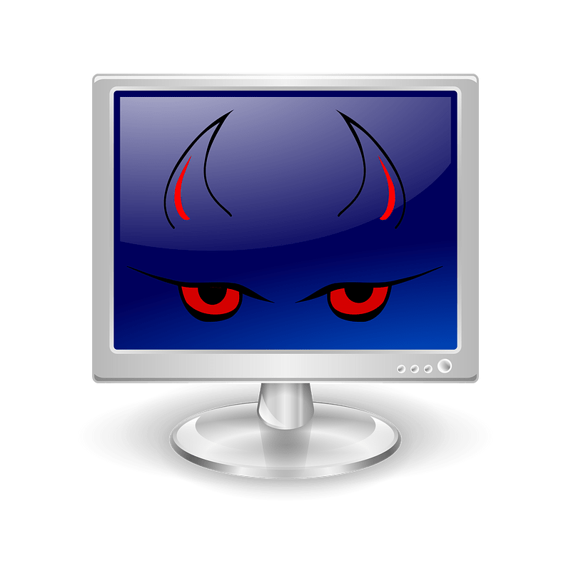 Malware hacks monitor