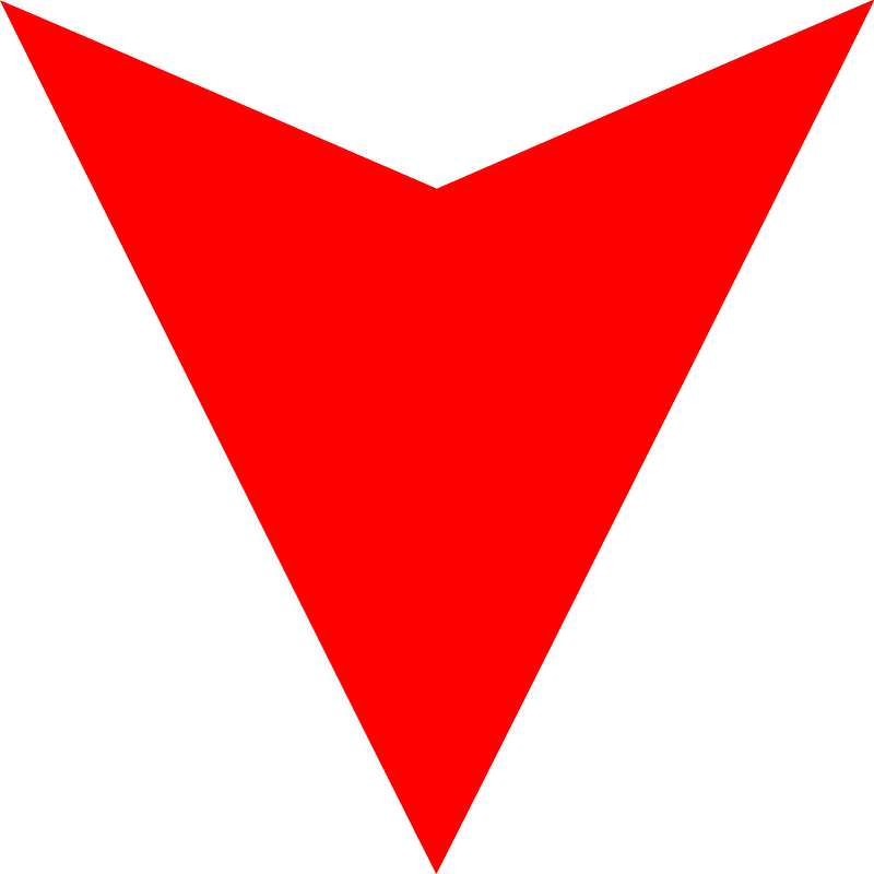 Red Arrow Down