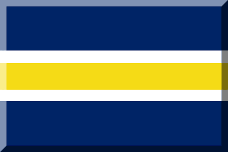 600px HEX-002466 with White HEX-F5DB16 stripe