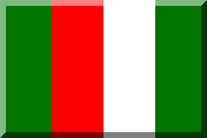 600px vertical HEX-007500 Red White HEX-007500