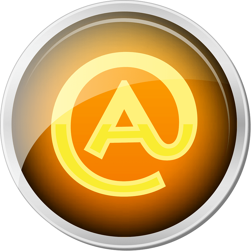 Orange Icon Email