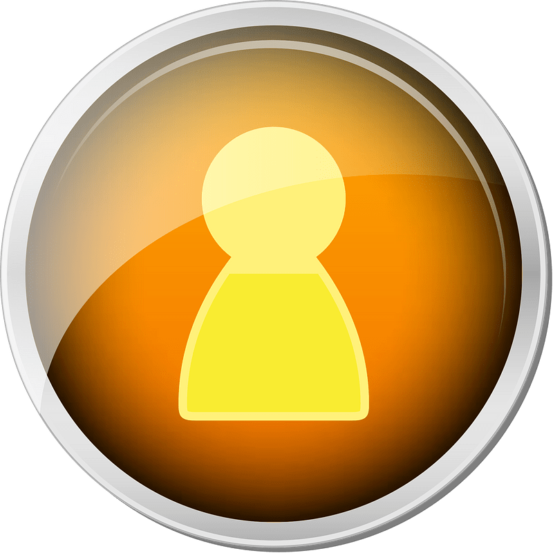 Orange Icon User