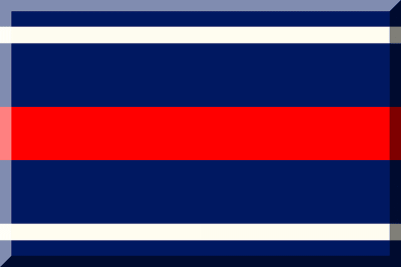 600px HEX-001861 background HEX-FF0000 centre stripe HEX-FEFCF0