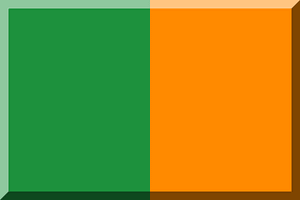 600px vertical bisection HEX-1D913D HEX-FF8A00