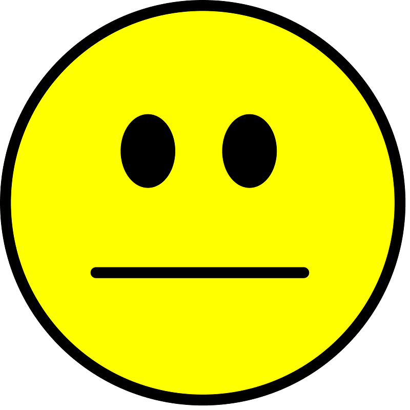 Plain smiley yellow simple