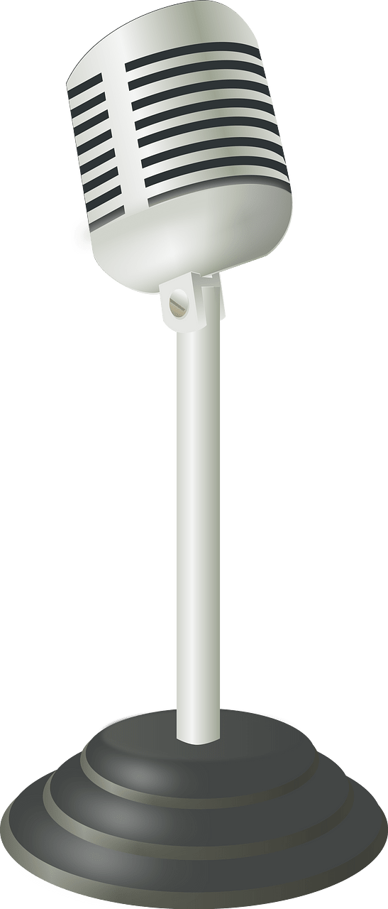 Old microphone
