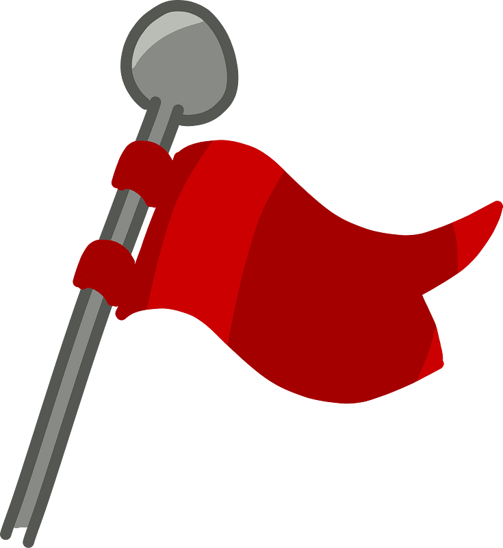 Crimson flag icon