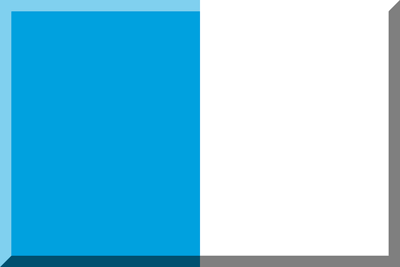 600px vertical bicolor HEX-00A1DF White