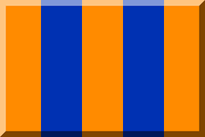 600px vertical pentasection HEX-FF8B00 HEX-0031B2