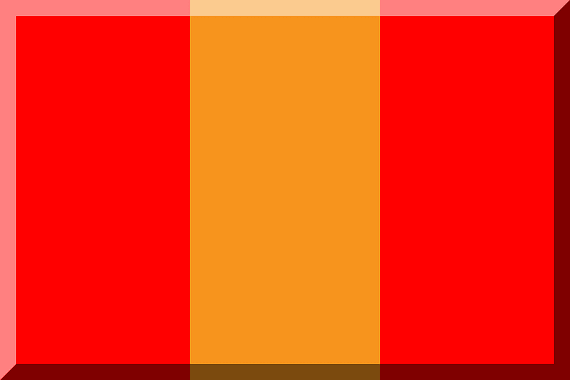 600px trisection bicolor HEX-FF0000 middle HEX-F7941D