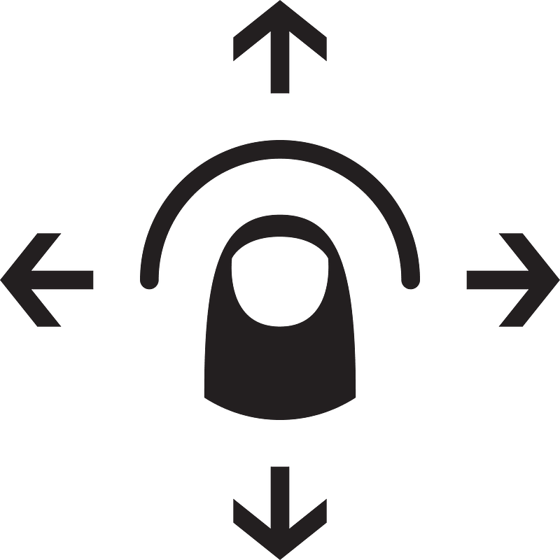 Omnidirectional Swipe - The Noun Project