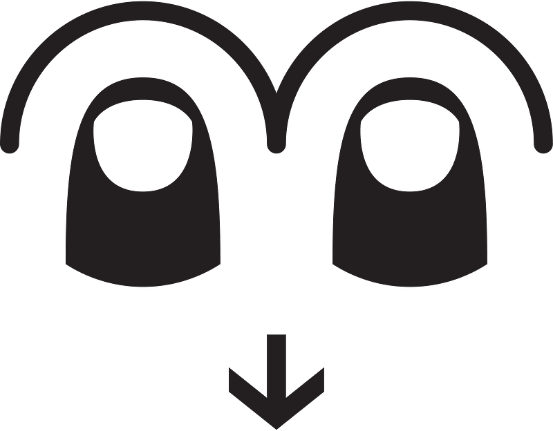 Two Finger Swipe Down - The Noun Project