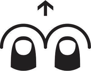 Two Finger Swipe Up - The Noun Project