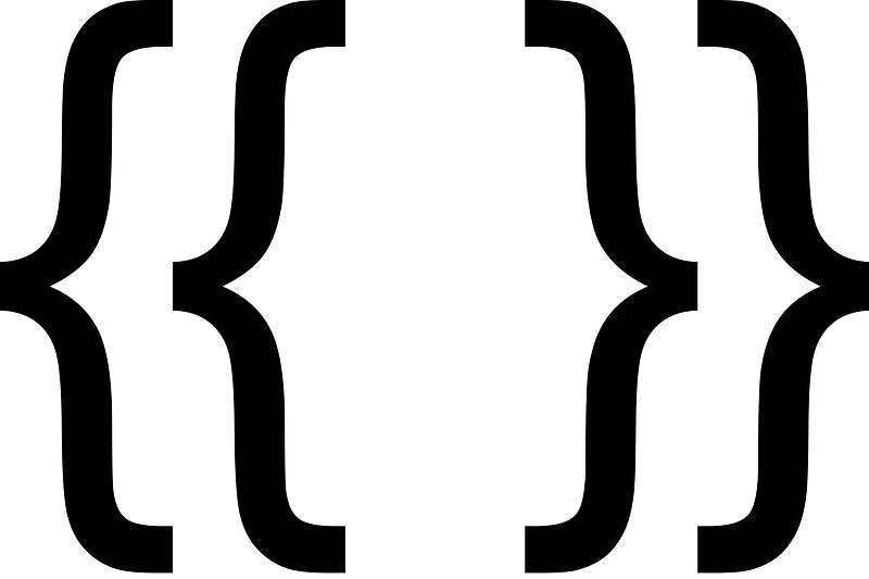Curly brackets icon