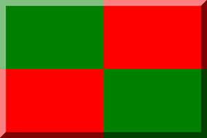 600px quadrisection HEX-008000 HEX-FF0000