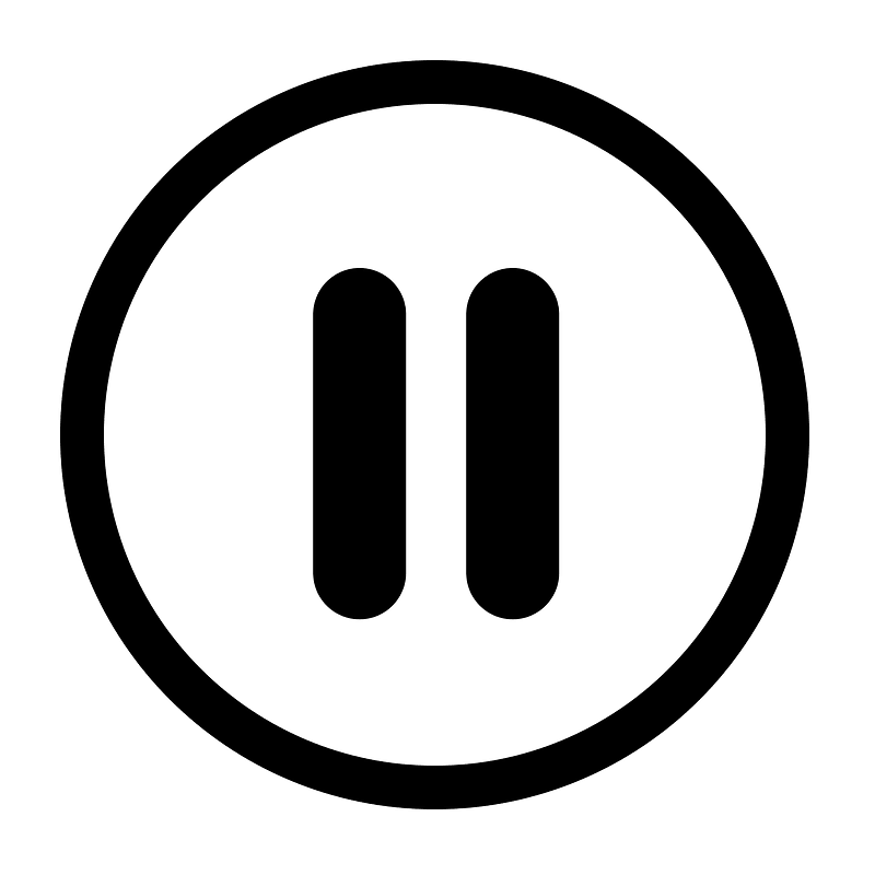 Pause - The Noun Project