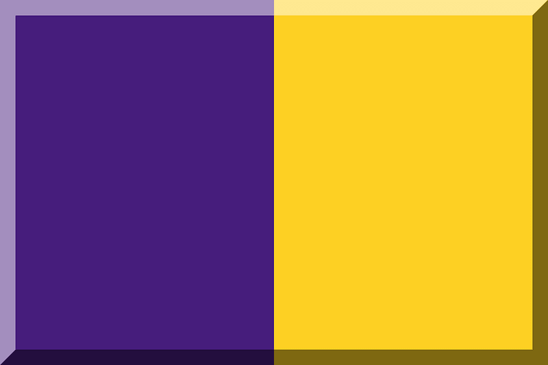 600px bisection vertical HEX-461D7C HEX-FDD023