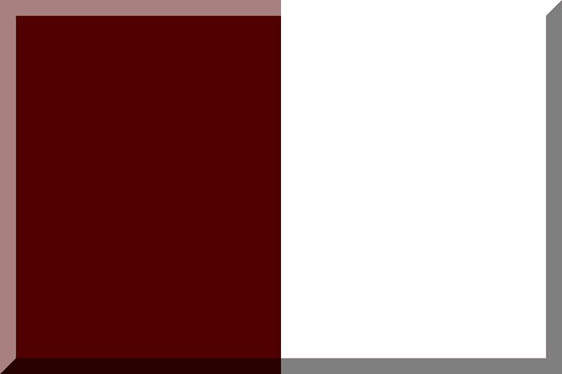 600px bisection vertical HEX-500000 White