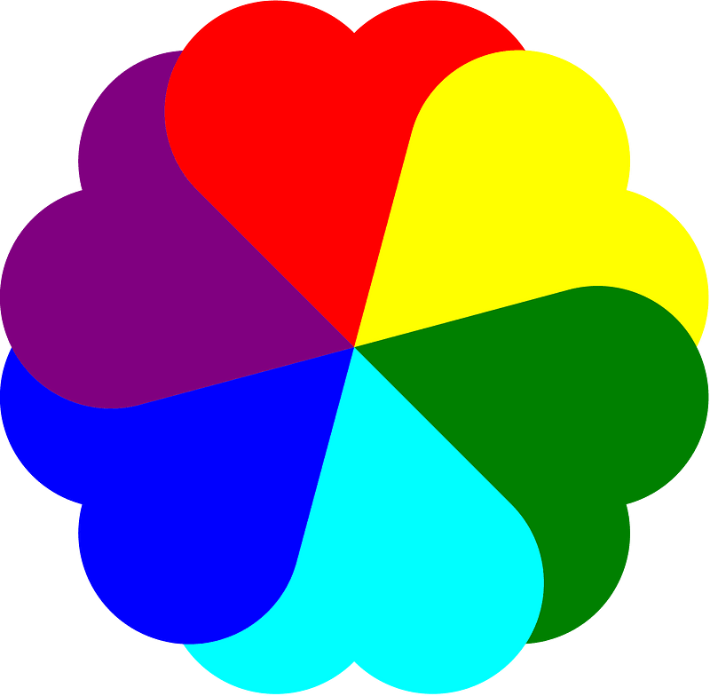 Flowerheart-rainbowcolors