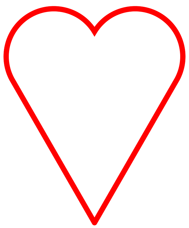 SVG heart 60degrees