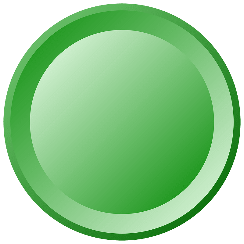Green round button