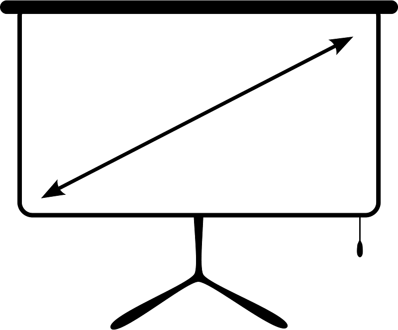 Projection Screen (21637) - The Noun Project