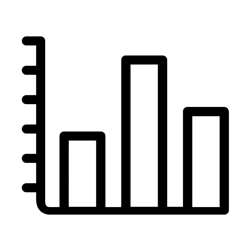 Bar chart (89078) - The Noun Project