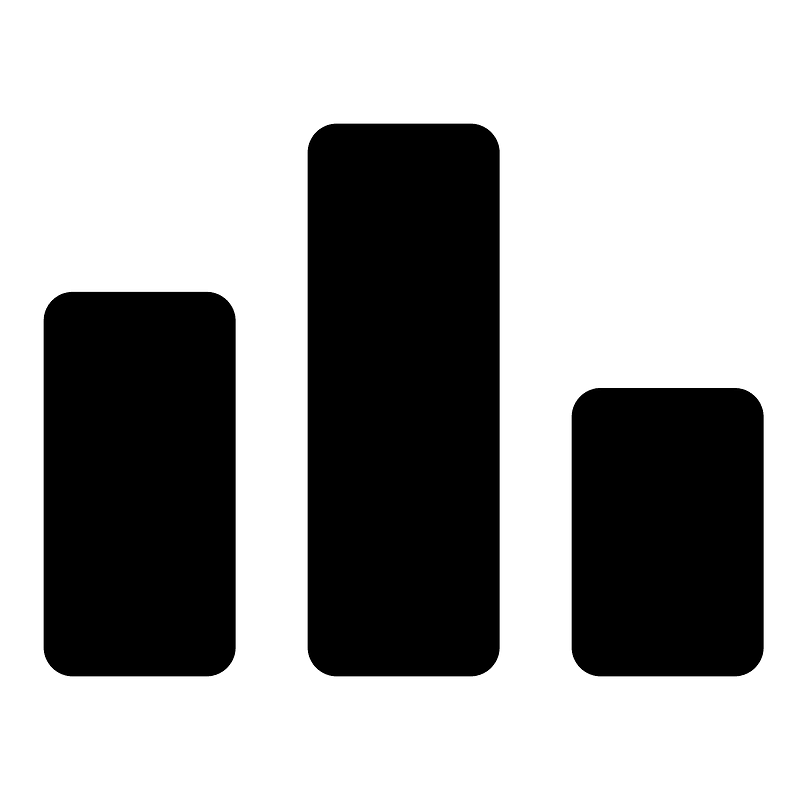 Bar chart (1604491) - The Noun Project