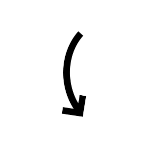 Curve down (259922) - The Noun Project