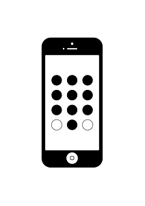 Smartphone keypad (317968) - The Noun Project