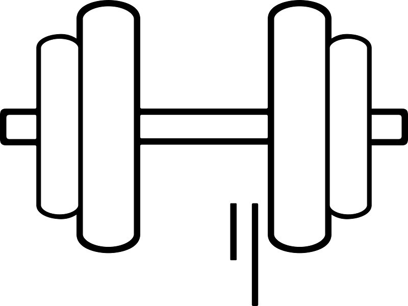 Dumbell (483790) - The Noun Project