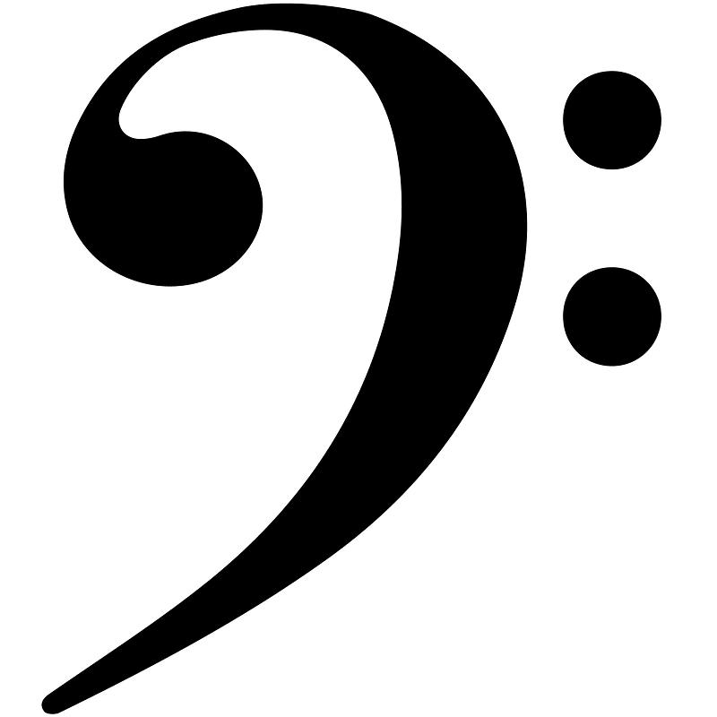 Bass Clef (34502) - The Noun Project
