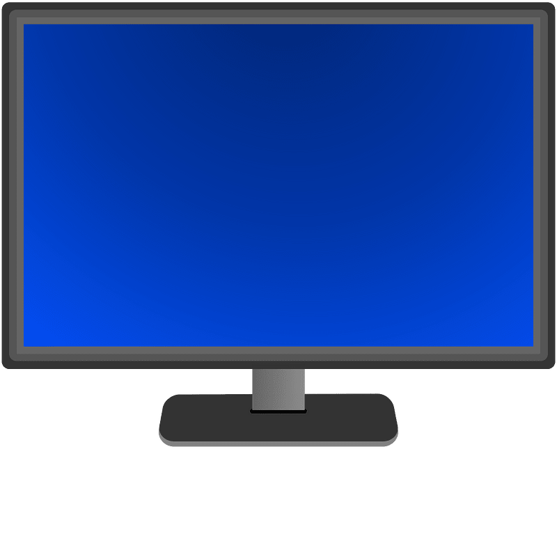 Monitor blue