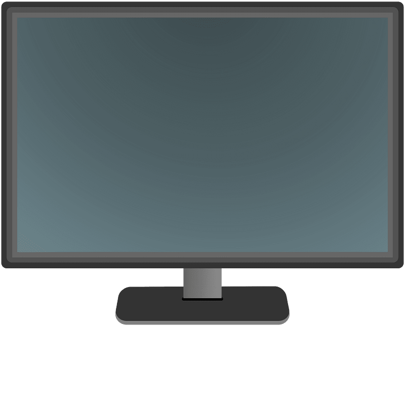 Monitor blue-grey