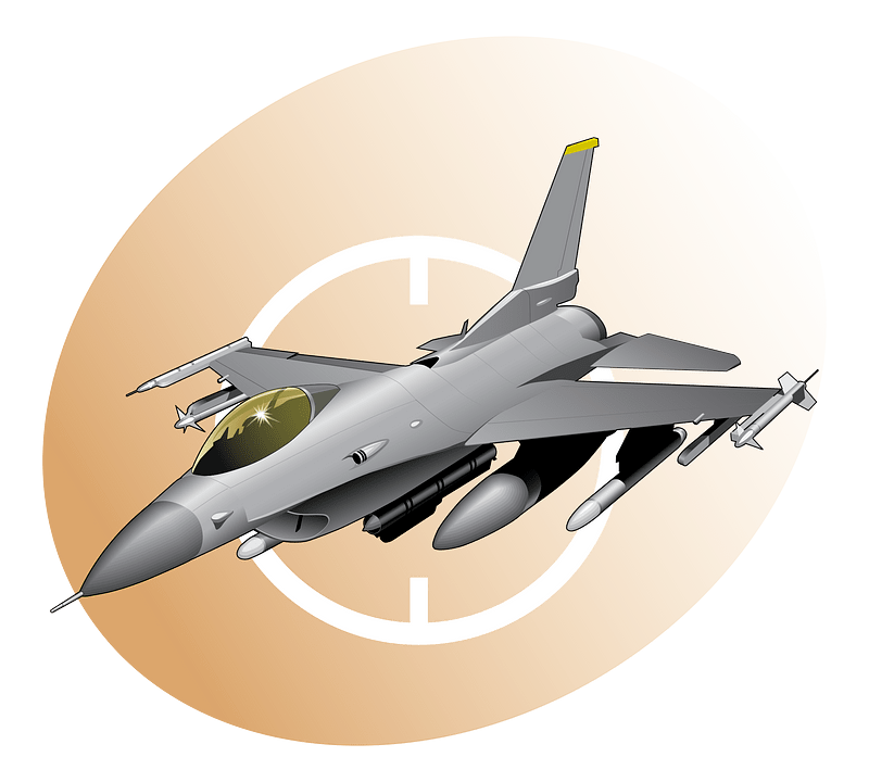 F16 Flight Icon brown