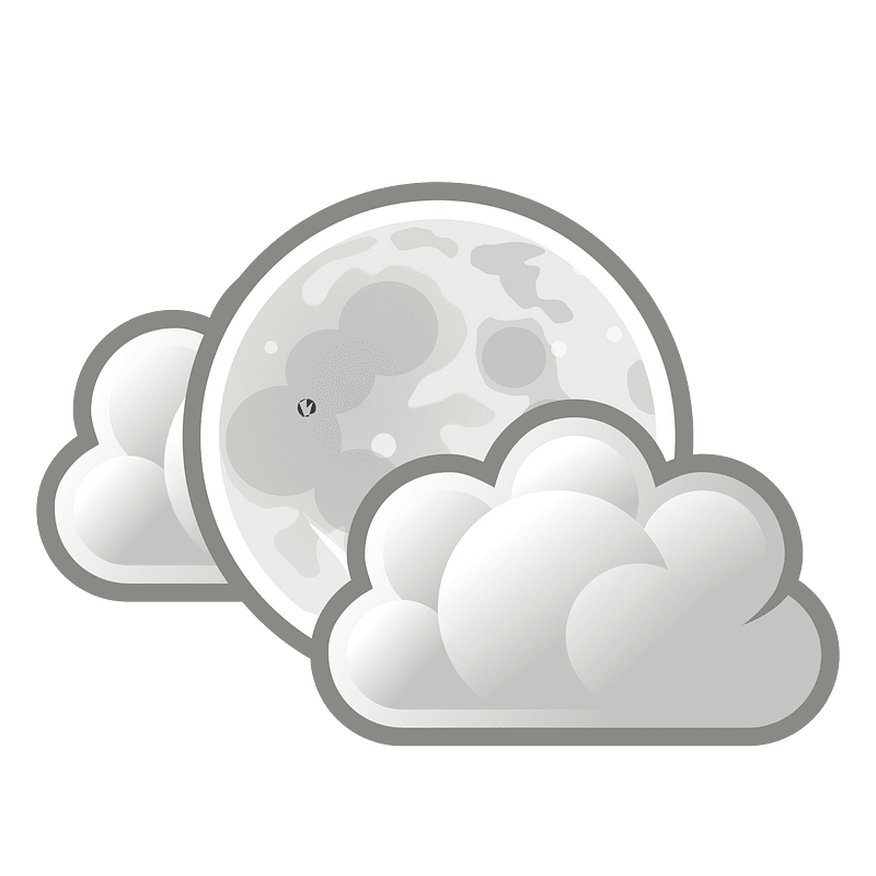 Weather-few-clouds-night