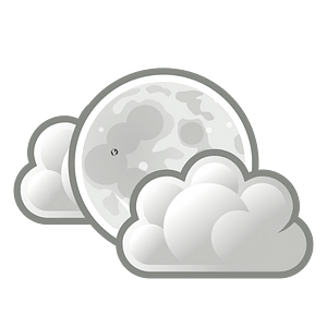 Weather-few-clouds-night