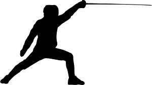 Fencer silhouette