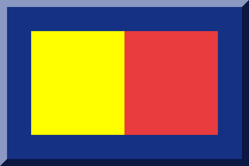 600px bordered HEX-E93C3E bisection HEX-FFFF00 HEX-153184